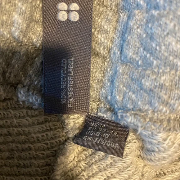 Sweaty Betty Nestle Up Sweat Set 1/4 Zip Pullover Taper Trouser Grey $228 - Picture 12 of 13